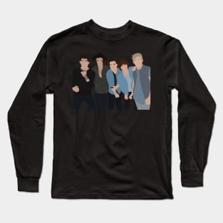 One Direction! Sticker Long Sleeve T-Shirt